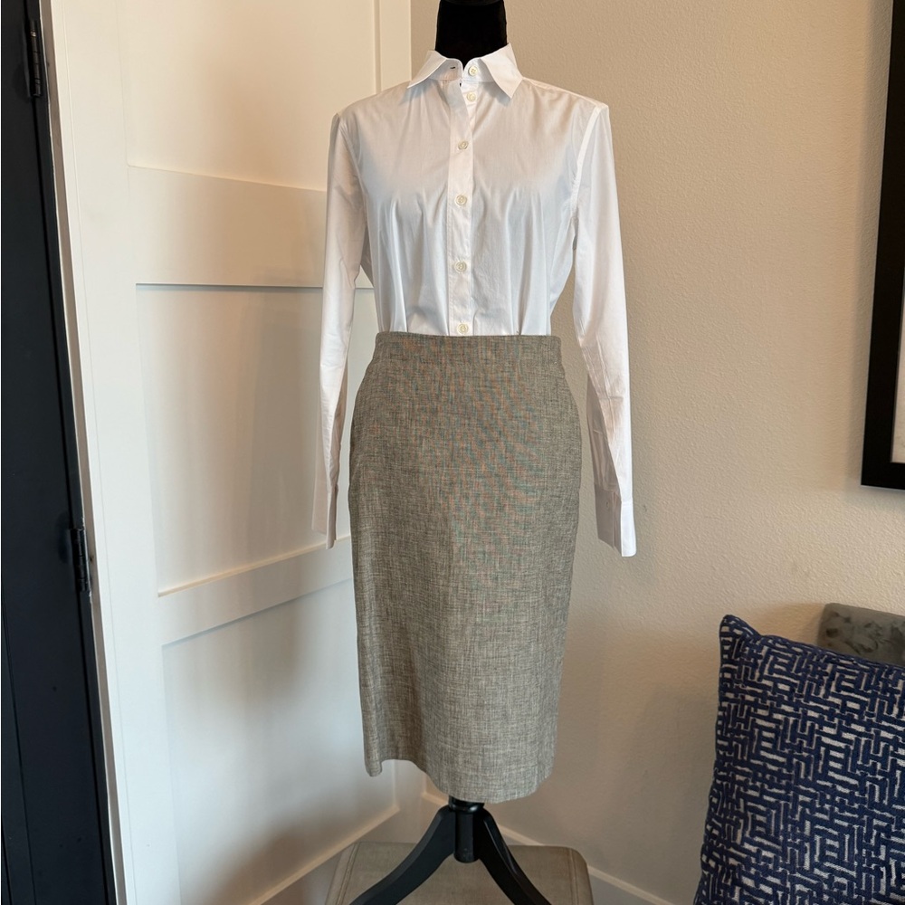 Banana Republic Gray Pencil Skirt